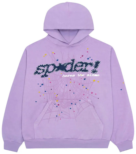 Sp5der Açaí Hoodie 'Purple'