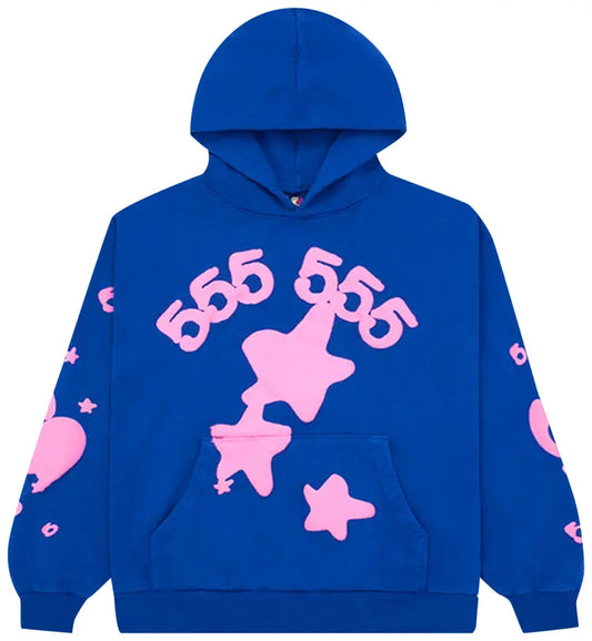 Sp5der Beluga Hoodie 'Blue'