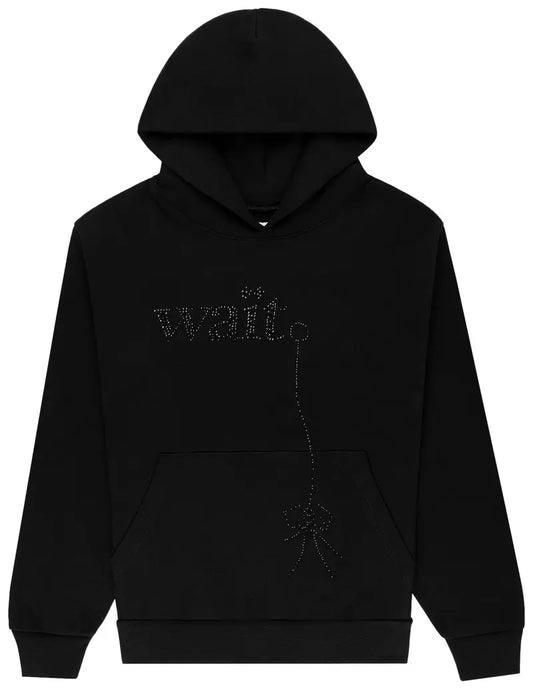 Sp5der Wait Stone Hoodie 'Black'