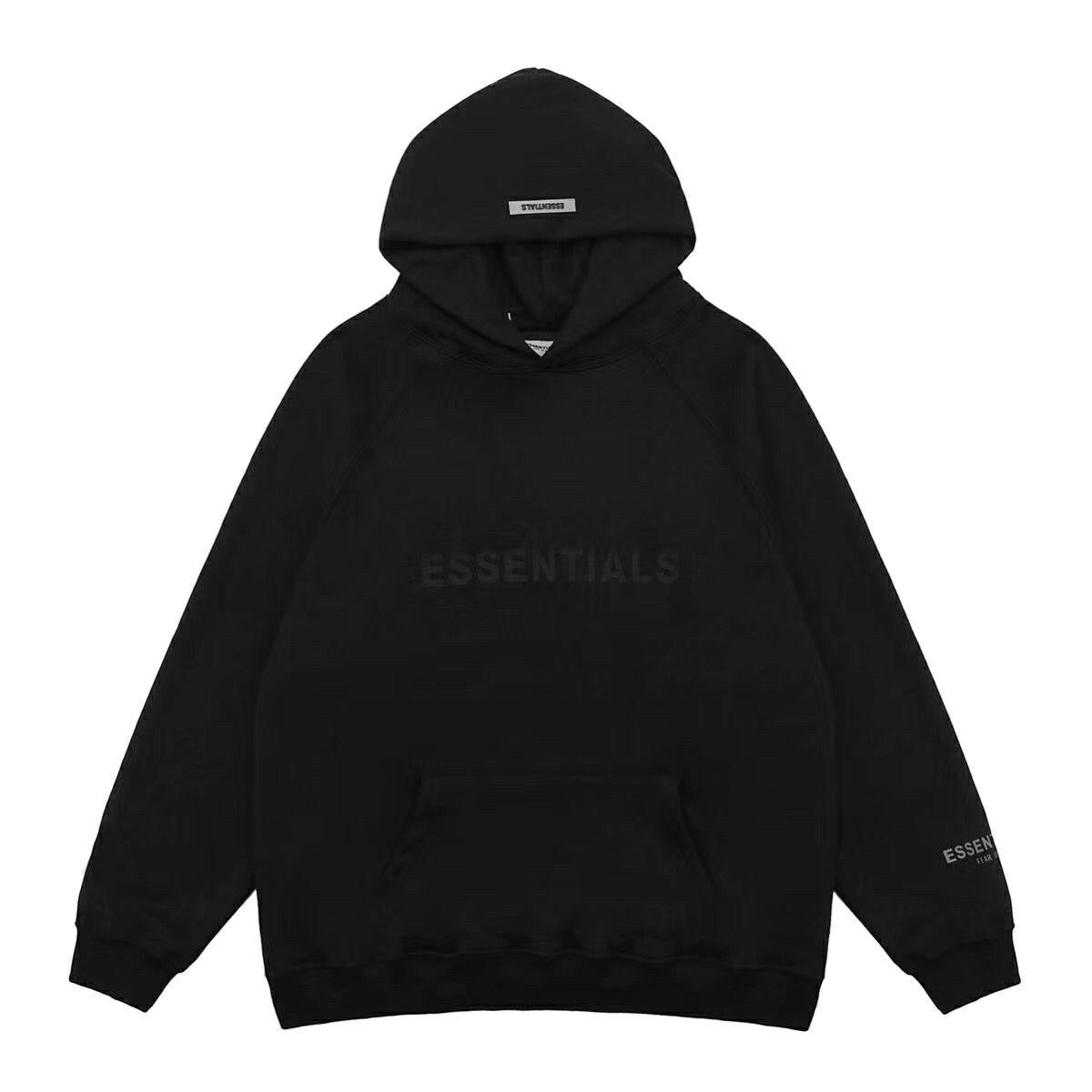 Fear of God Essentials 3D Silicon Applique Pullover Hoodie